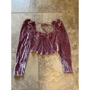 Free people bridgette velvet top
